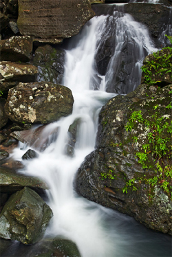 waterfall image shutter speed